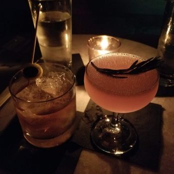 Garage - Paper plane (left) and Indian Paintbrush (right) - Cocktail Bars Near Me - Austin, Texas