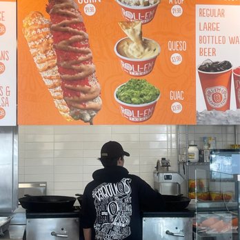 Roll Em Up Taquitos - Pic of the fryers where you can watch your order being prepared right in front of you. - Tacos Near Me - Corona, California Roll Em Up Taquitos - Pic of the fryers where you can watch your order being prepared right in front of you. - Tacos Near Me - Corona, California