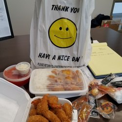 Wang's Kitchen - Takeout back to the office. Enough for leftovers.