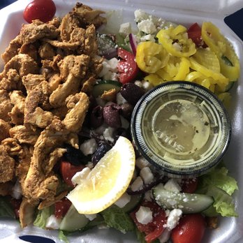 Truly Greek - Now THAT is what you call a worth while to-go salad - Mediterranean Near Me - Brandon, Florida Truly Greek - Now THAT is what you call a worth while to-go salad - Mediterranean Near Me - Brandon, Florida