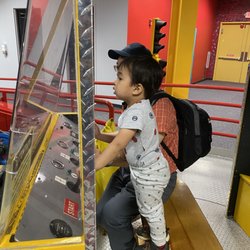 The Building for Kids Children's Museum - My son giving me instructions to pick up block