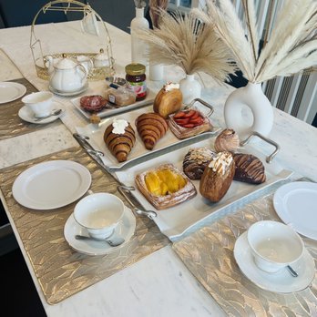 Paris En Rose - Brought these pastries home for tea snacks - Cafes Near Me - Del Mar, California Paris En Rose - Brought these pastries home for tea snacks - Cafes Near Me - Del Mar, California