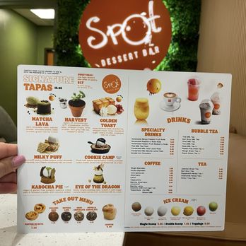 Spot Dessert Bar - Sit in menu - Desserts Near Me - Cherry Hill, New Jersey Spot Dessert Bar - Sit in menu - Desserts Near Me - Cherry Hill, New Jersey