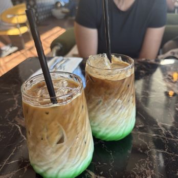 Whisper - Pandan iced latte - Breakfast & Brunch Near Me - San Mateo, California Whisper - Pandan iced latte - Breakfast & Brunch Near Me - San Mateo, California
