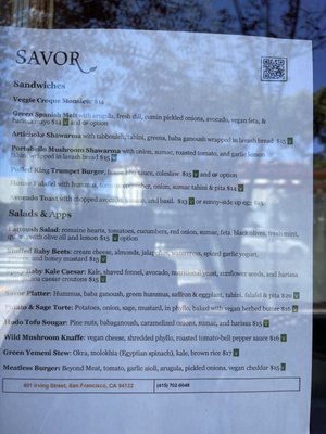 Menu photo 8 Savor San Francisco, CA Menu photo 8 Savor San Francisco, CA