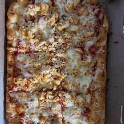 Chicken parm flatbread pizza