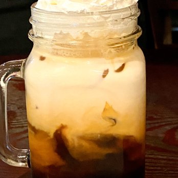 Peanut Sauce Thai Cuisine - Thai iced tea with a pound of whip cream. Who can't say no to that? - Thai Near Me - Tacoma, Washington