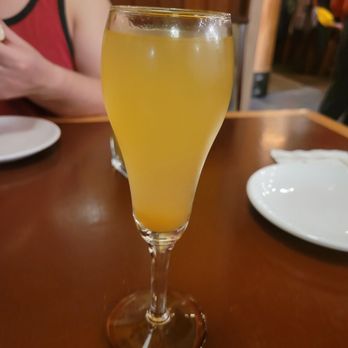 McGrath's Fish House - This drink was great - I can't recall the name, but it was a peach bellini-style drink - Seafood Near Me - Salem, Oregon