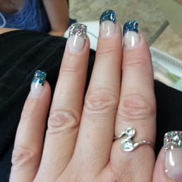 4 pedis,  2 french mani, 1 acrylic, 1 gel. They did a very good job on everything and we all look great!