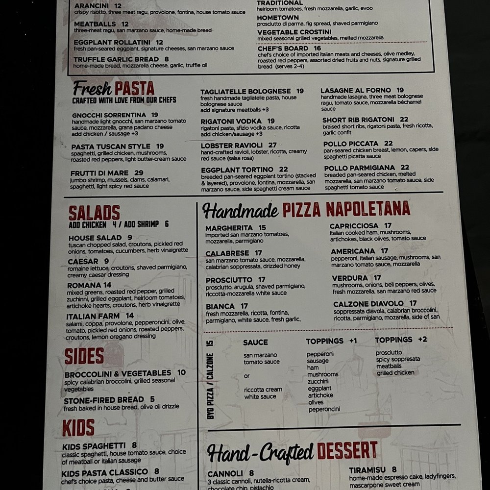 SFIZIO Italian Kitchen - Menu - Italian Near Me - Phoenix, Arizona SFIZIO Italian Kitchen - Menu - Italian Near Me - Phoenix, Arizona