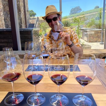 Niner Wine Estates - Wine tasting on the patio - Wine Tasting Room Near Me - Paso Robles, California