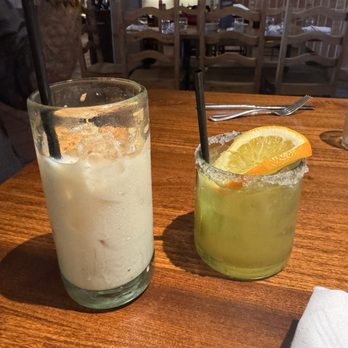 El Camino Comida & Bar - Horchata colada and morning sunrise margarita - Tex-Mex Near Me - Corpus Christi, Texas El Camino Comida & Bar - Horchata colada and morning sunrise margarita - Tex-Mex Near Me - Corpus Christi, Texas