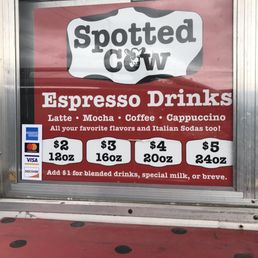 Prices for all drinks Prices for all drinks