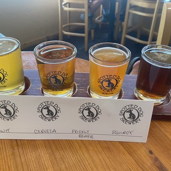 Spotted Dog Brewery - Flight - Breweries Near Me - Mesilla, New Mexico Spotted Dog Brewery - Flight - Breweries Near Me - Mesilla, New Mexico