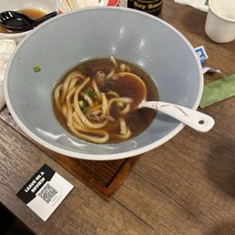 Niku Udon. Wonderful warming soup.