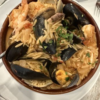 Nisiotis Taverna - Seafood orzo - Greek Near Me - Teaneck, New Jersey