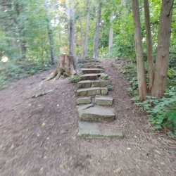 Sunset Beach Park - Love these stone stairs!