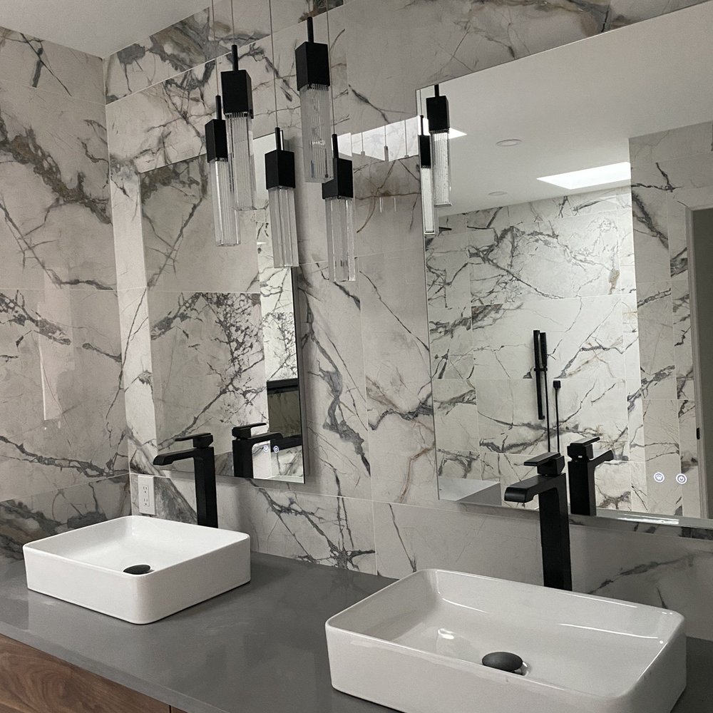 F & I Construction - two sinks in a bathroom - General Contractors Near Me F & I Construction - two sinks in a bathroom - General Contractors Near Me