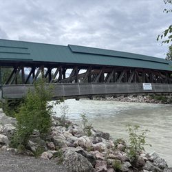 Whispering Spruce Campgrounds - Peace bridge in Golden