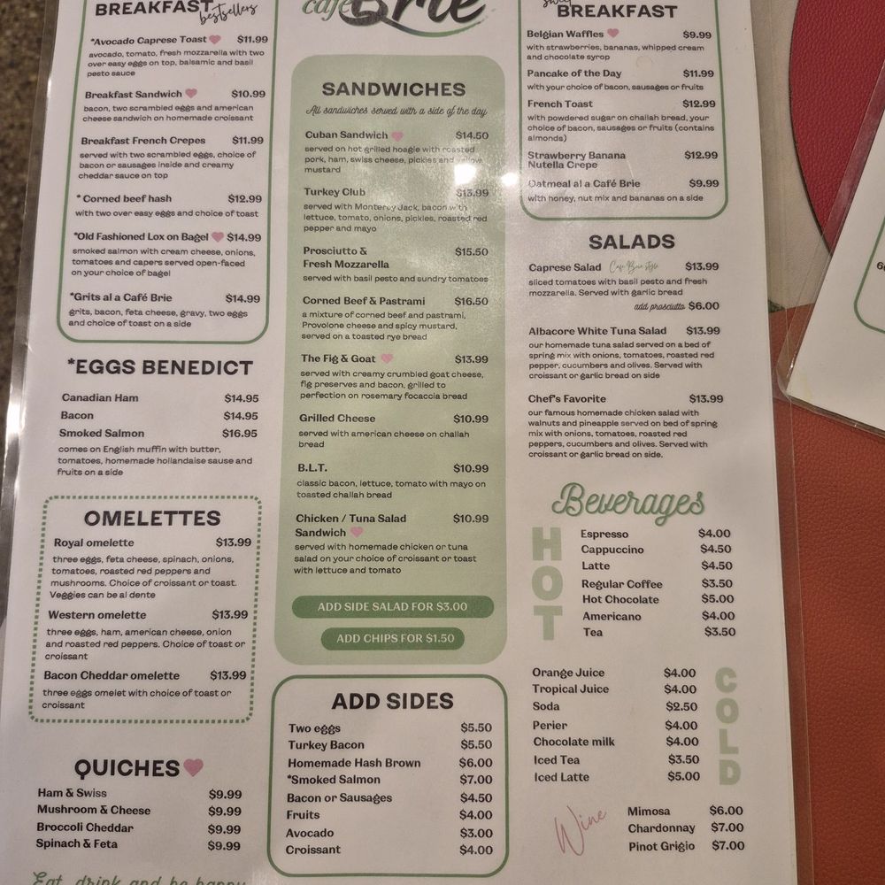 Cafe Brie - Sandwiches Near Me - Pompano Beach, Florida