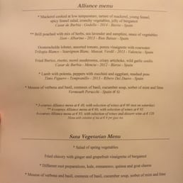 Patrick Devos - Menu 04/18/2016 - menu - Vegetarian Near Me - Bruges, VWV