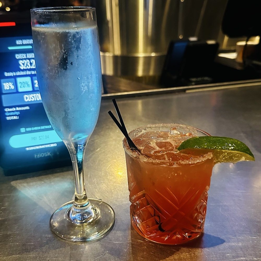 Yard House - My drinks. Riondo and Salted Watermelon Margarita- very delicious! - New American Near Me - Orlando, Florida Yard House - My drinks. Riondo and Salted Watermelon Margarita- very delicious! - New American Near Me - Orlando, Florida
