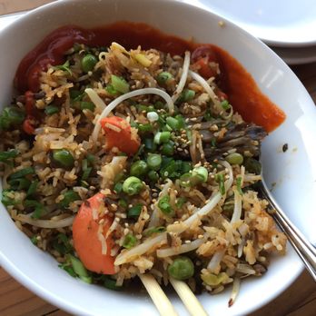 Kitchen Door - Mushroom Friedrice with sriracha - Cocktail Bars Near Me - Napa, California