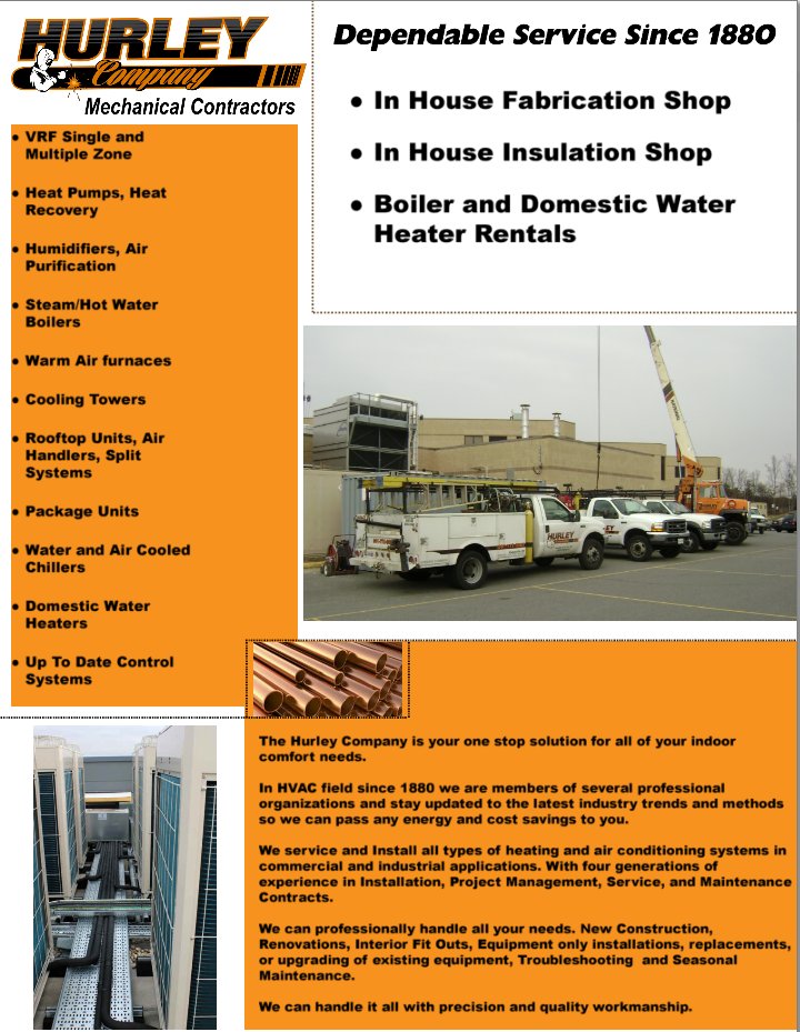 Slide of Hurley Company