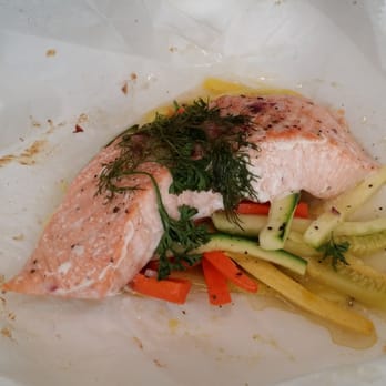 Cooking What You Crave - Salmon en Papillote with fresh dill and garden vegetables - Personal Chefs Near Me Cooking What You Crave - Salmon en Papillote with fresh dill and garden vegetables - Personal Chefs Near Me