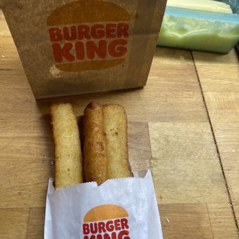 Burger King - 3 French toast stix - Burgers Near Me - Globe, Arizona