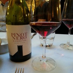 Hostaria Borromei - Pinot nero from the wine list. Very nice.