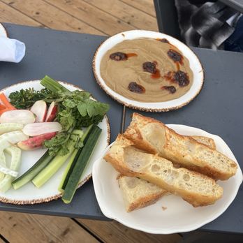 De La Nonna Big Bear - Whipped Eggplant dip and accompaniment - Pizza Near Me - Big Bear Lake, California De La Nonna Big Bear - Whipped Eggplant dip and accompaniment - Pizza Near Me - Big Bear Lake, California