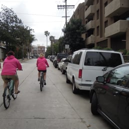 Riding through Hollywood. Riding through Hollywood.