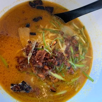 Ko Ryu Ramen - Fried chicken curry ramen and I added fried garlic - Ramen Near Me - San Pedro, California