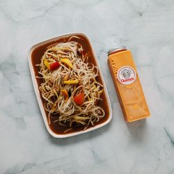 Quench - Mango noodle salad and thai coffee