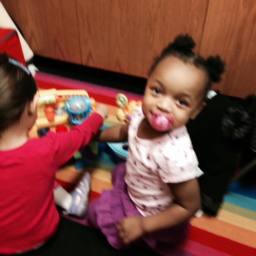 Heartprints Montessori - My daughter and friend being happy during playtime. - Preschools Near Me - Tempe, Arizona