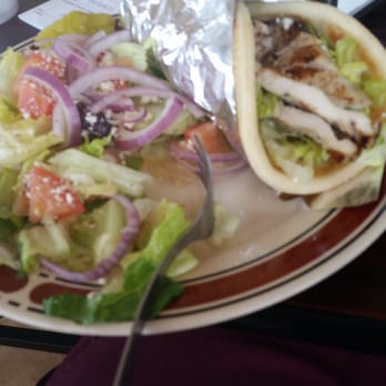 George's Gyros - Chicken caesar pita  all this for $7 - Salad Near Me - Mesa, Arizona