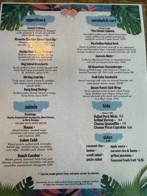 Menu photo 4 Hole In The Wall Hayes, VA