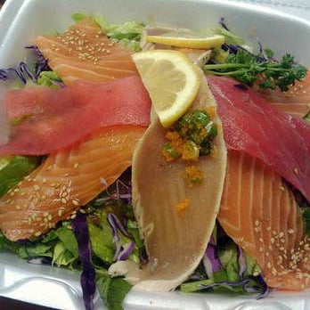 Wow Bento & Roll - Sashimi Salad - Sushi Bars Near Me - Los Angeles, California Wow Bento & Roll - Sashimi Salad - Sushi Bars Near Me - Los Angeles, California