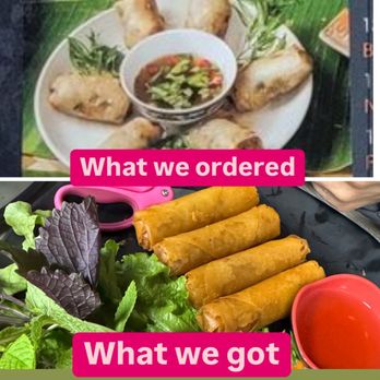 Buddha Vegetarian Restaurant - Menu clearly shows a spring roll rice wrap. We got an egg wrap instead. Not their photos they said - Vietnamese Near Me - South El Monte, California Buddha Vegetarian Restaurant - Menu clearly shows a spring roll rice wrap. We got an egg wrap instead. Not their photos they said - Vietnamese Near Me - South El Monte, California
