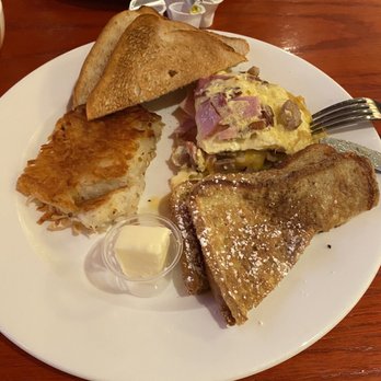 Cafe Mason - French Toast and all meat omelette - Breakfast & Brunch Near Me - San Francisco, California