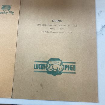 Lucky Pig - Drink menu - Korean Near Me - Whittier, California Lucky Pig - Drink menu - Korean Near Me - Whittier, California