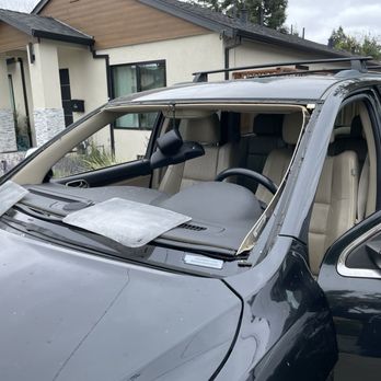 Top Auto Glass - Broken windshield removed. - Auto Glass Services Near Me - Fremont, California Top Auto Glass - Broken windshield removed. - Auto Glass Services Near Me - Fremont, California