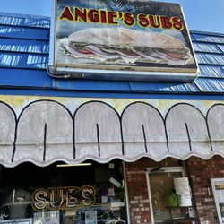 Angie's Subs - Outside sign