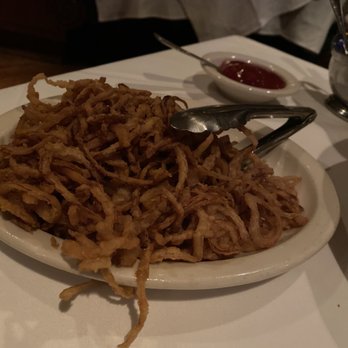 The River Palm Terrace - Thin Shaved Fried Onions - Steakhouses Near Me - Edgewater, New Jersey The River Palm Terrace - Thin Shaved Fried Onions - Steakhouses Near Me - Edgewater, New Jersey
