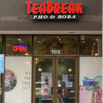 Teabreak Pho & Boba Herndon - Front entrance - Vietnamese Near Me - Herndon, Virginia