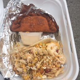 2 Tacos and an empanada !!! 2 Tacos and an empanada !!!