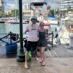 Westside Dive & Tackle - My instructor Max and me finished my dives for my Open Water Diver license