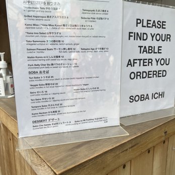 Soba Ichi - Menu June 2022 - Noodles Near Me - Oakland, California