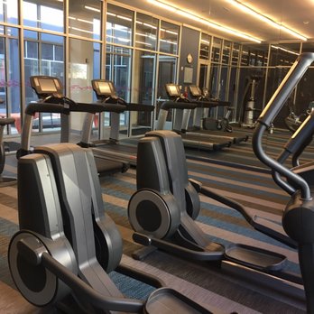 Aloft by Marriott Chesapeake - Typical cardio equipment. They also have free weights and a multi-gym machine. - Hotels Near Me - Chesapeake, Virginia